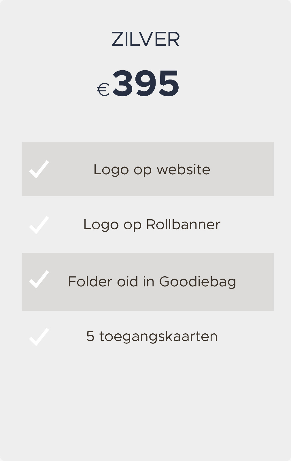 Pakket zilver